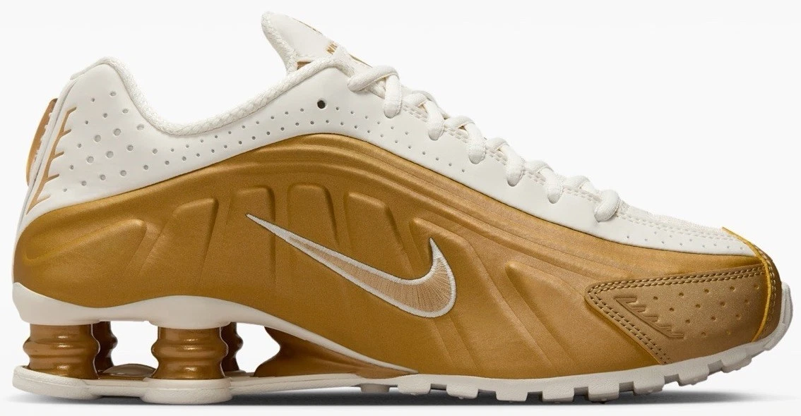 Nike Shox R4 Metallic Gold W for sale | eBay