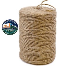 Cordel de yute natural de 600 pies de largo para manualidades marr n, 2 mm 