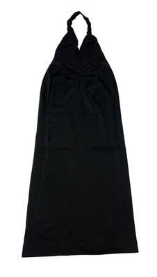 Meshki Vivianne Low Neck Maxi Dress in Black
