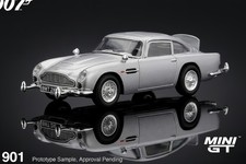 MINI GT 900 1/64 Aston Martin DB5 Goldfinger 007 James Bond Gadgets Diecast Car