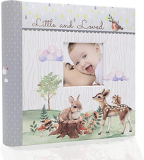 Baby Photo Album 4  x 6  160 Photos, Newborn Baby Keepsake Gifts for Baby Boy/Gi