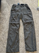 Boys Scout of America Men s Olive Green Convertible Classic Cargo Pants Size SX