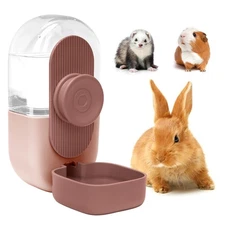 28oz Hanging Automatic Rabbit Water Bottle, Guinea Pig Water Bottle No Drip, ...