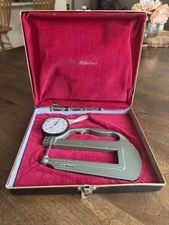 Mitutoyo 7322 Dial Thickness Gauge, Pin Anvil, 120mm Throat Depth- Machinist