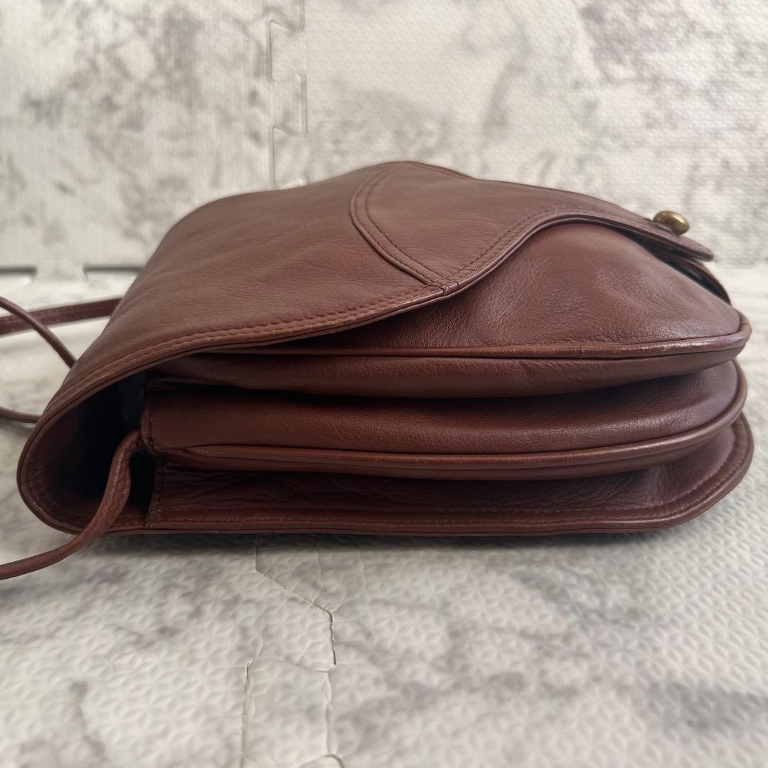 Bottega Veneta Shoulder Bag Pochette Leather Brown Vintage Rare Model From JP YZ thumbnail 24