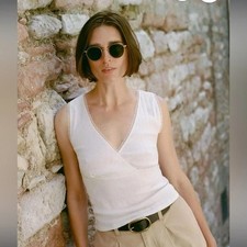 Christy Dawn Beth Tee Tank Top - 100% Cotton - XXL