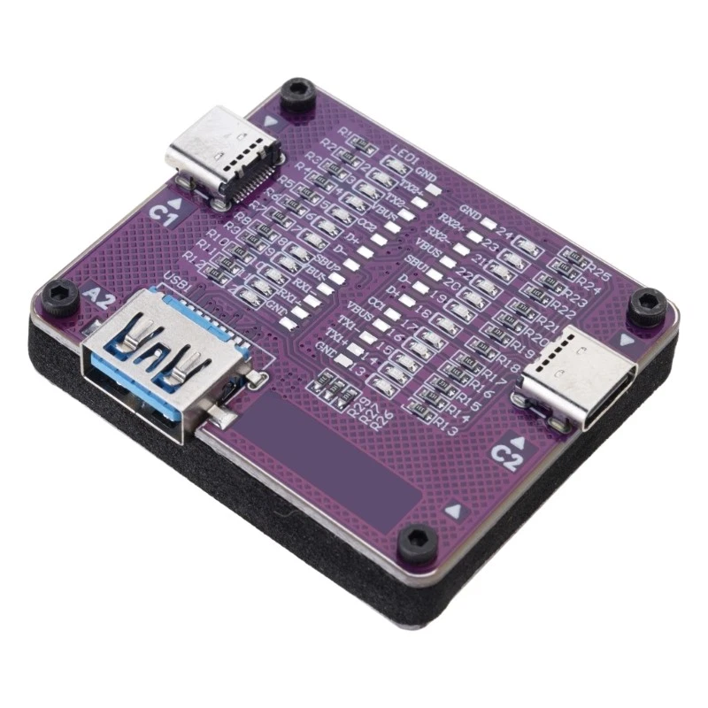 USB C Cable Tester With Fault Detection Function For Testing 24Pin Type C Cord - Image 1 of 4