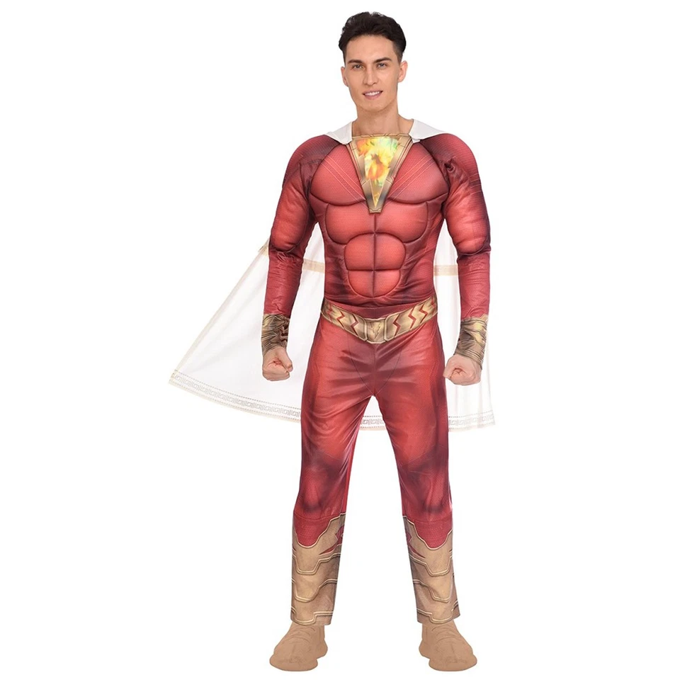 DC COMICS Shazam! Herren Kostüm neu