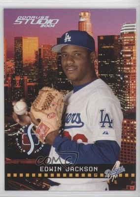 2004 Donruss Studio Studio Proofs Silver 94/100 Edwin Jackson #101 0q3