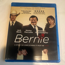 Bernie Blu-ray Movie Jack Black Shirley MacLaine Matthew McConaughey Case