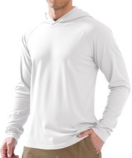 Men  s UPF 50 Sun Protection Hoodie Long Sleeve Fishing Hiking Shirt