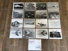 U.S. Air Force Military Black  White Photos Jets Planes Vintage 60  s Lot Of 17