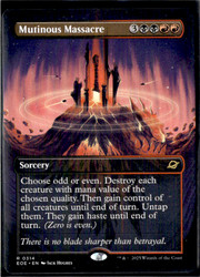 Mutinous Massacre (Borderless) - Edge of Eternities #314/426 - Rare MTG