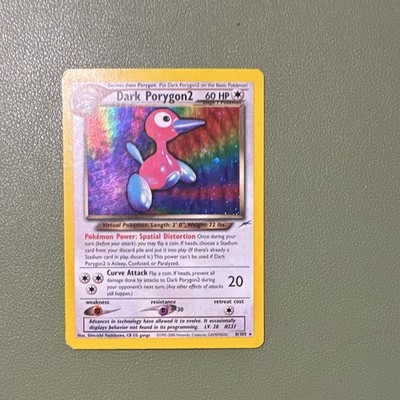 Pokemon TCG Dark Porygon2 Team Rocket Returns Holo Rare 8/105 60 HP 2000