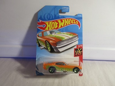 Hot Wheels HW Flames 1971 Mustang Funny Car Orange