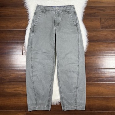 Scotch & Soda Women's Size 27 X 32 The Pip Ultility Barrel Leg Pants Faded Green