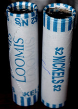 2025 P&D Jefferson Nickel Rolls 1 Philadelphia And 1 Denver  String/Loomis Rolls