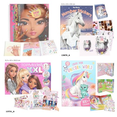 Depesche TOPModel Stickerbuch 13880 Create yourUnicor/14000 TOPModel Hand Design