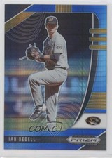 2020 Panini Prizm Draft Picks Blue & Carolina Hyper Ian Bedell #PDP122 11th