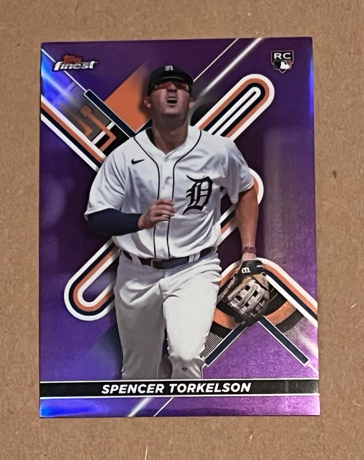 2022 Topps Finest Purple Refractor #84 Spencer Torkelson Rookie RC #/250