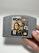 WCW vs nWo World Tour - Authentic Nintendo 64 Game Cartridge - Tested/Working