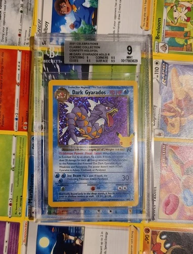 BGS Graded 9 Dark Gyarados #8 Celebrations Set