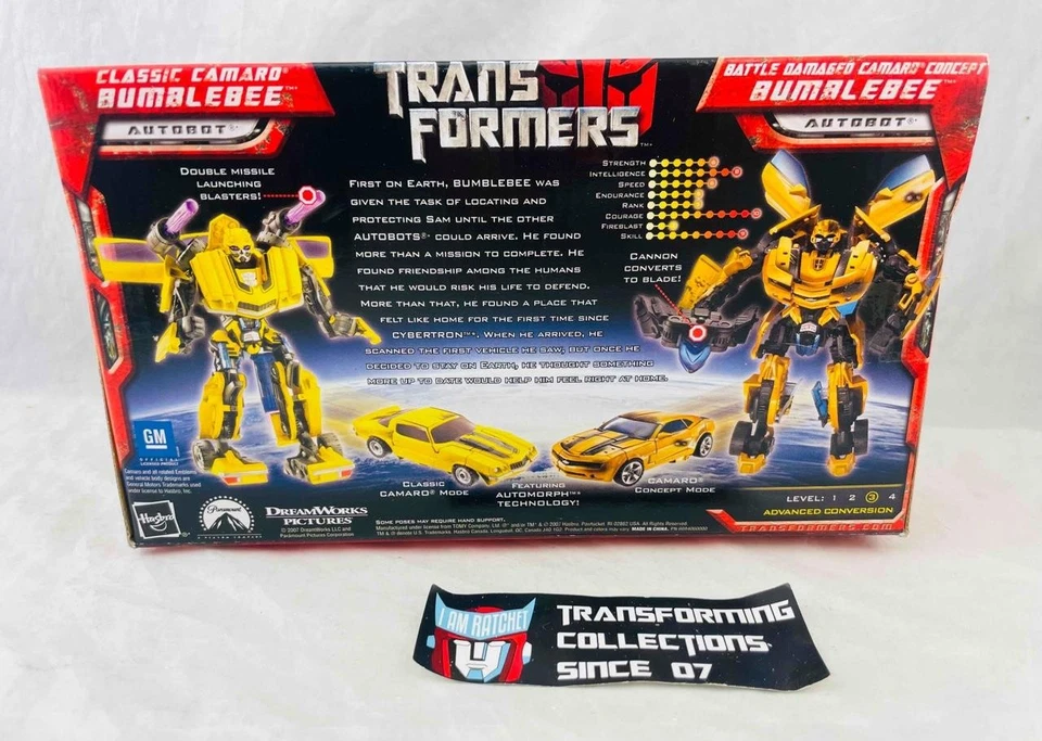 Transformers 2007 Movie Evolution Of A Hero Bumblebee Set Exclusive MISB - Image 2 of 2