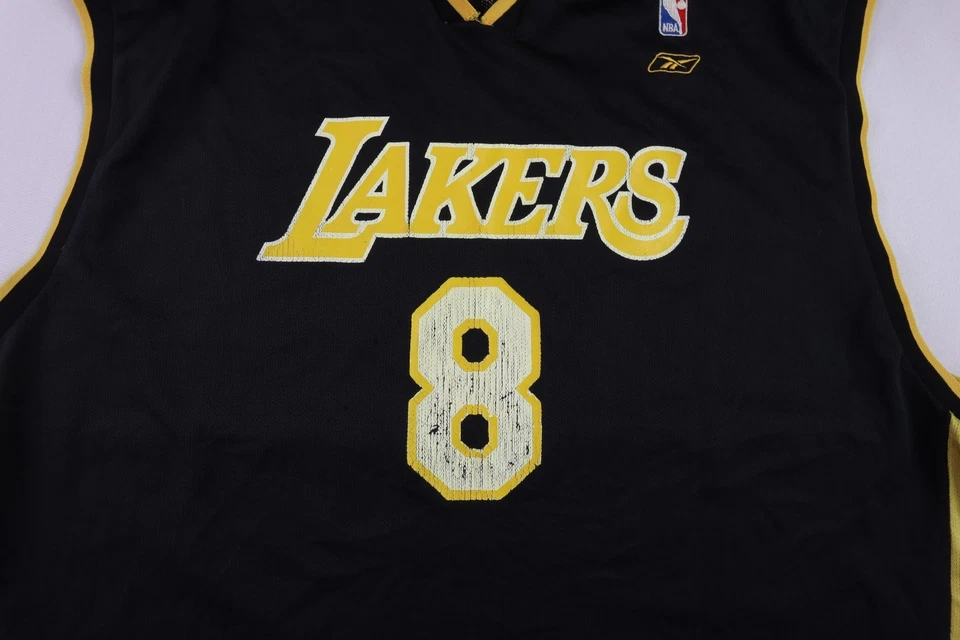 Camiseta deportiva de baloncesto de la NBA de Los Angeles Lakers Kobe Bryant 8 XXXL 3XL de colección de los 90 para hombre de Estados Unidos Foto 2 de 4
