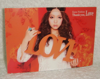 J-POP Kana Nishino To Love Taiwan Ltd CD+DVD+Postcard | eBay