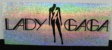 Lady Gaga "Changing the World One Sequin at a Time" Promo Sticker