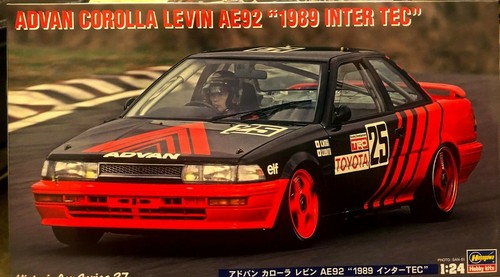 1/24 Advan Toyota Corolla AE92 "1989 INTERTEC TEC" - Hasegawa Coche Histórico HC-37 - Imagen 2 de 8