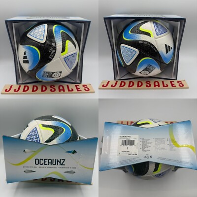 Women s Adidas FIFA World Cup OCEAUNZ Pro Official Match Soccer Ball HT9011 Sz 5