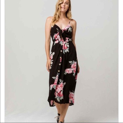 Mimi Chica - NWOT Front Tie Floral Dress