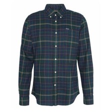 NEW - Official Barbour Kyeloch Tailored Tartan Shirt Green Loch