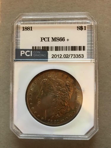 * Gold Toned 1881 Morgan Silver Dollar *