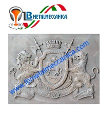 Frontone,Lastra,piastra,piana,camino,ghisa,fuoco,ornata CASALE 90x65 cm LB-037/B