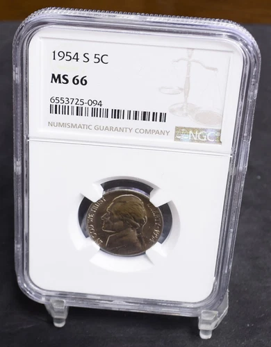 1954-S Jefferson Nickel - NGC MS66 (#45789)