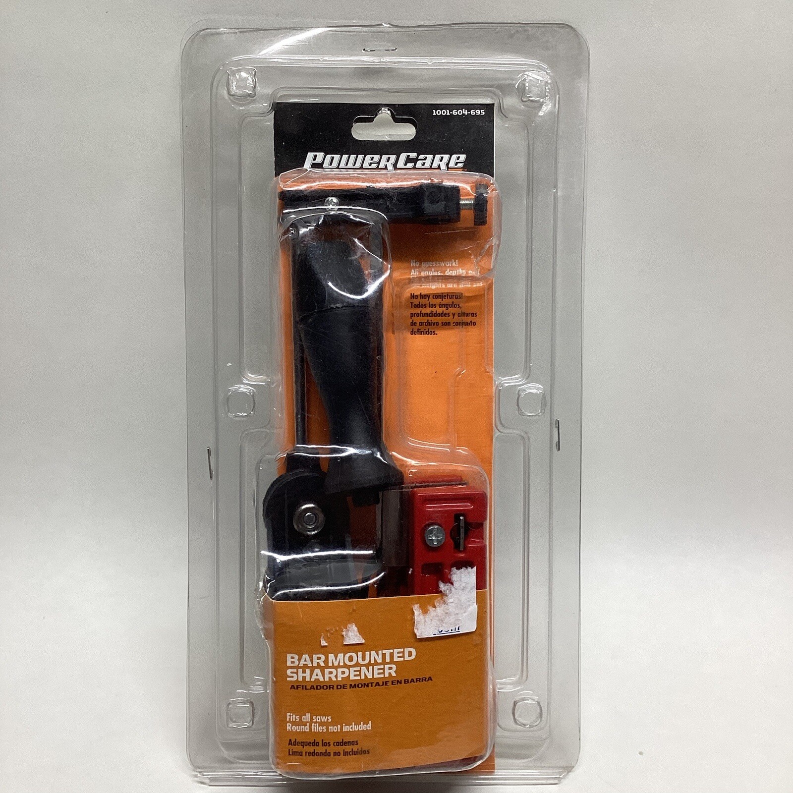 Power Care Chainsaw Bar Mounted Sharpener  1001-604-695 Brand New