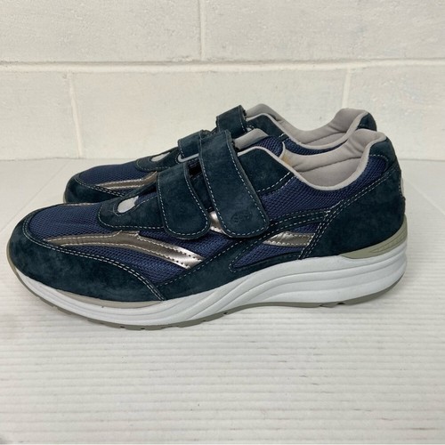 NEW SAS JV Mesh - EZ Strap Walking Sneaker Shoe Men’s 13M Blue Suede Comfort NIB - Picture 6 of 14