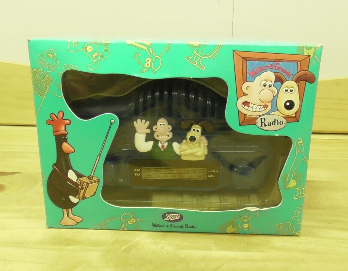 ウォレスとグルミット　ラジオ Vintage Wallace And Gromit Retro AM / FM Radio In Original