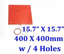 Tronxy X5S 3D Printer Heated Beds Build Plate 15.7" X 15.7" 600W w 3M 100K JSRGO