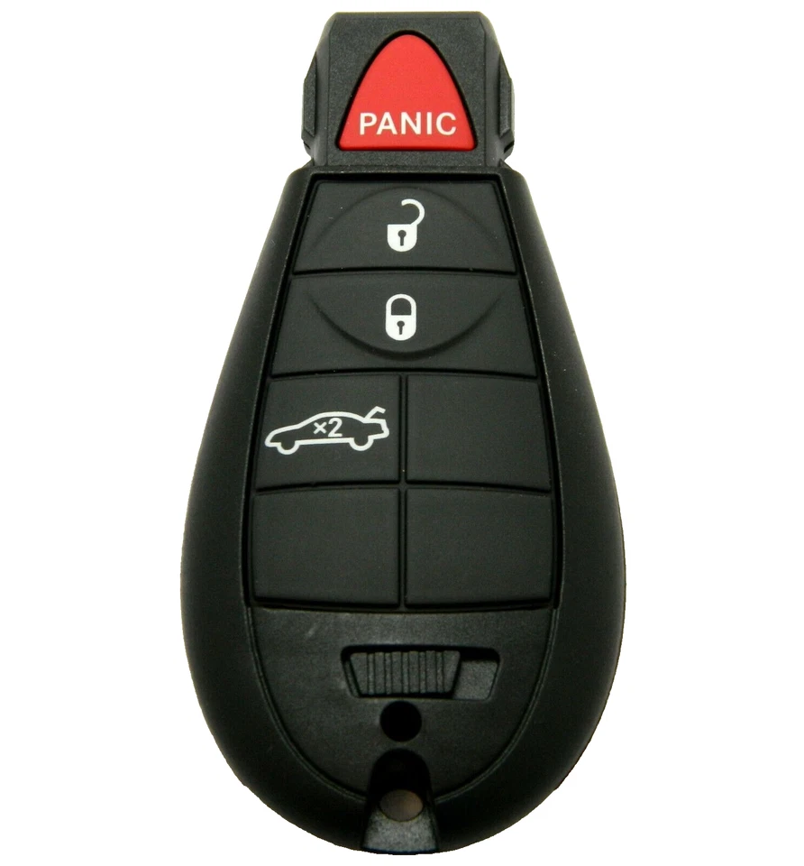 NEW OEM 2008-2010 DODGE CHARGER 4 BUTTON REMOTE KEY FOB FOBIK 05026886 IYZ-C01C - Image 2 of 4