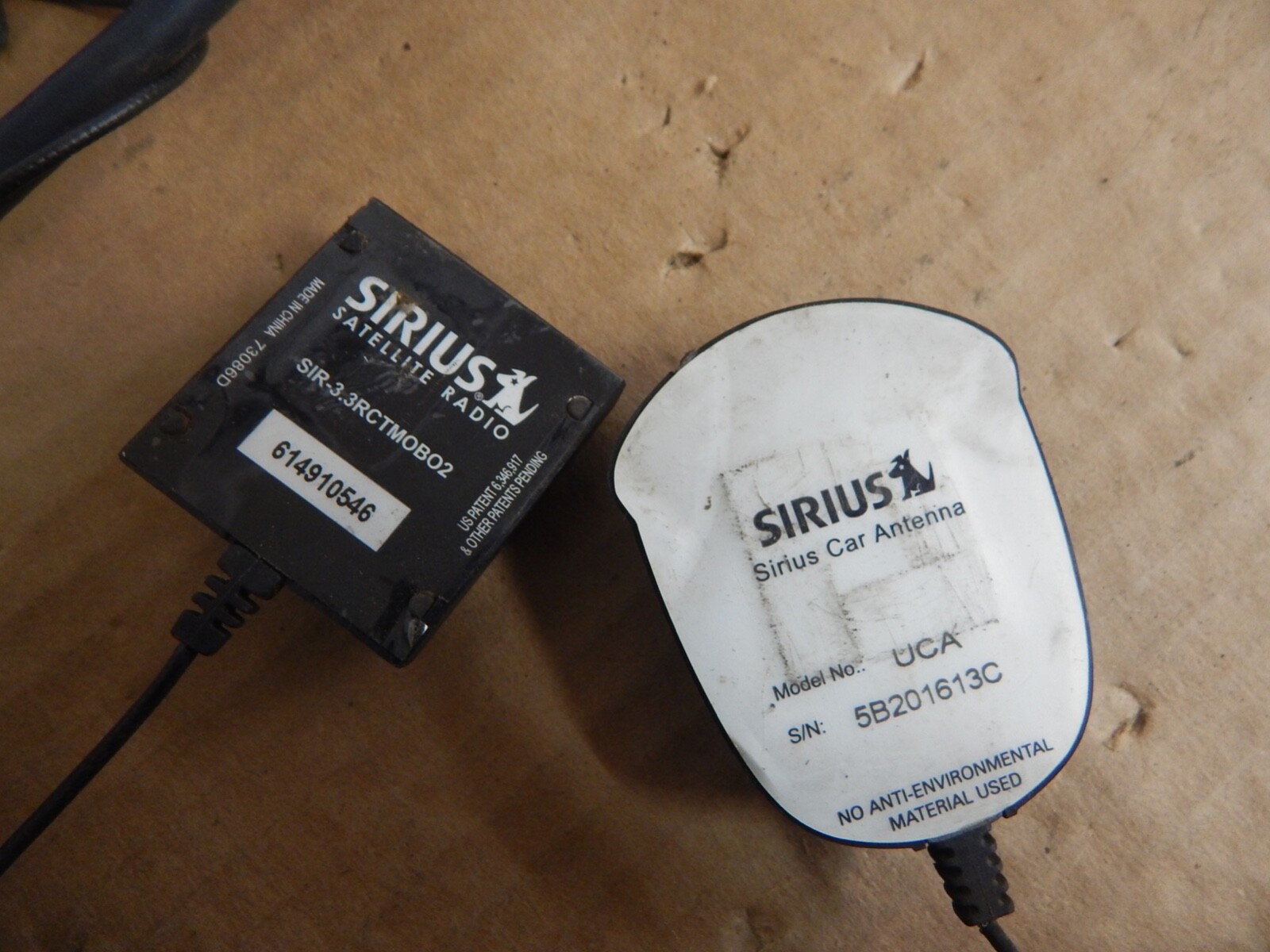 Sirius Satellite Radio Tuner & Antenna Lot Kenwood KTCSR902 SIRKen1