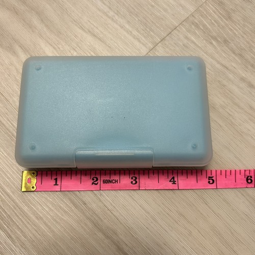 Nintendo DS Blue Hard Silicone Game Case Stylus Protective - Picture 5 of 6