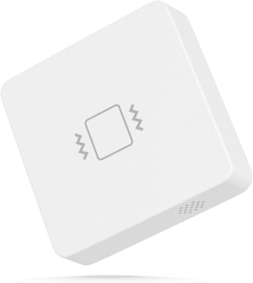 THIRDREALITY Zigbee Vibrationssensor mit 110 dB Alarm, Zigbee-Hub erforderlich,