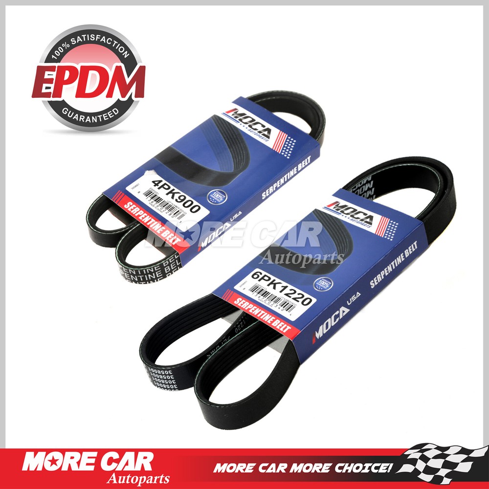 Mitsubishi Eclipse Galant Serpentine Belt Kit for Alternator AC Power Steering  