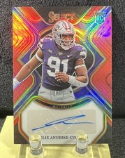 🔥2023 Panini SD Picks Felix Anudike-Uzomah Autograph Red Prism #RS-FAU