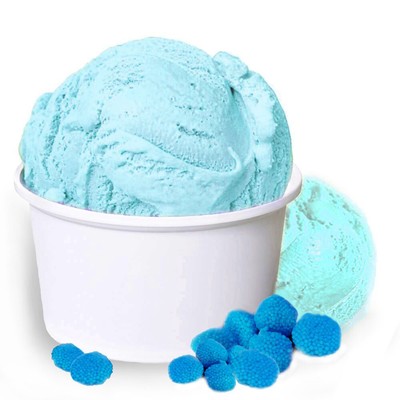 Gino Gelati Schlumpfeis Tutti Frutti Blaues Low Carb Eis Pulver Vegan Zucker | l