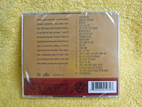 NEU/VERSIEGELT ULTIMATIVE ALABAMA 20 #1 HITS CD, NEUWERTIGE KUNSTSTOFFHÜLLE! 2004 GEBORENES LAND! - Bild 2 von 10