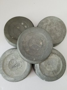 Zinc Canning Jar Lid Cover Supplies Kitchen Gadget Lot (5)